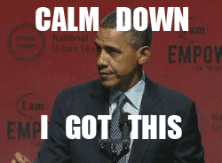 Calm down, I got this